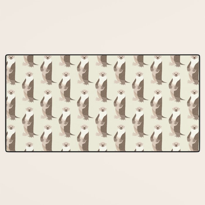 Whimsical Otter Desk Mat Gallery Image 3
