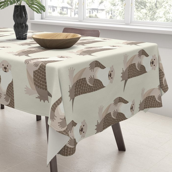 Whimsical Otter Tablecloth Gallery Image 3