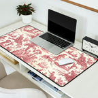 Antique 19th Century 'Paul et Virginie' Lovers Toile de Jouy Desk Mat Gallery Image 2