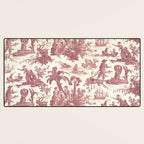 Antique 19th Century 'Paul et Virginie' Lovers Toile de Jouy Desk Mat Gallery Image 3