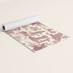 Antique 19th Century 'Paul et Virginie' Lovers Toile de Jouy Yoga Mat Gallery Image 2