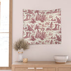 Antique 19th Century 'Paul et Virginie' Lovers Toile de Jouy Wall Tapestry Gallery Image 2