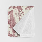 Antique 19th Century 'Paul et Virginie' Lovers Toile de Jouy Throw Blanket Gallery Image 3
