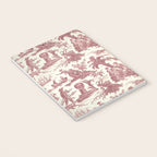 Antique 19th Century 'Paul et Virginie' Lovers Toile de Jouy Notebook Gallery Image 3