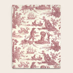 Antique 19th Century 'Paul et Virginie' Lovers Toile de Jouy Notebook Gallery Image 4