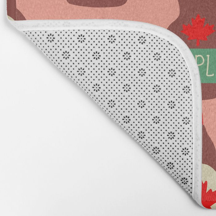 Maple Syrup Pattern Bath Mat Gallery Image 2