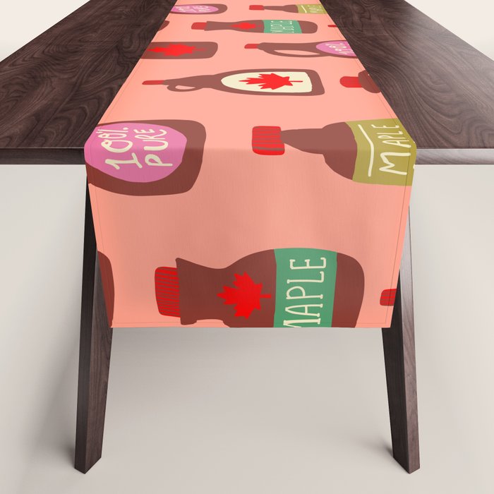 Maple Syrup Pattern Table Runner Gallery Image 1