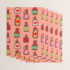 Maple Syrup Pattern Wrapping Paper Gallery Image 3