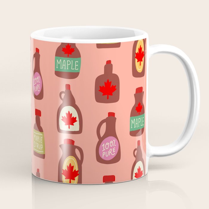 Maple Syrup Pattern Coffee Mug Gallery Image 1
