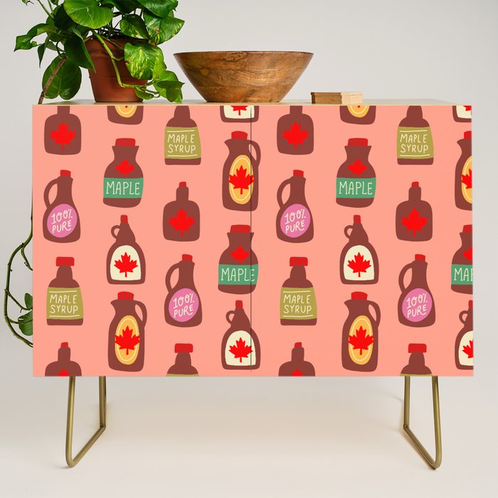Maple Syrup Pattern Credenza Gallery Image 1