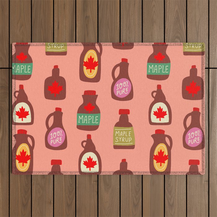Maple Syrup Pattern Outdoor Rug Gallery Image 1