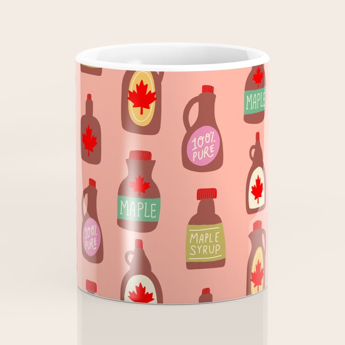 Maple Syrup Pattern Coffee Mug Gallery Image 4