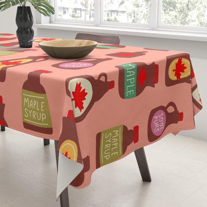 Maple Syrup Pattern Tablecloth Gallery Image 3
