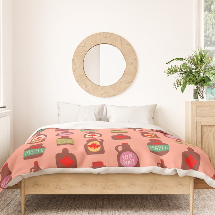 Maple Syrup Pattern Duvet Cover Gallery Image 3