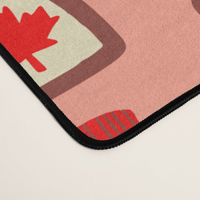 Maple Syrup Pattern Desk Mat Gallery Image 4