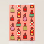 Maple Syrup Pattern Stationery Card Gallery Image 2