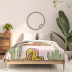 Join Or Die #illustration #wildlife #pattern Comforter Gallery Image 3