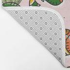 Join Or Die #illustration #wildlife #pattern Bath Mat Gallery Image 2