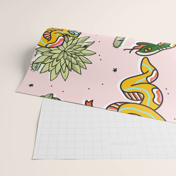 Join Or Die #illustration #wildlife #pattern Wrapping Paper Gallery Image 2