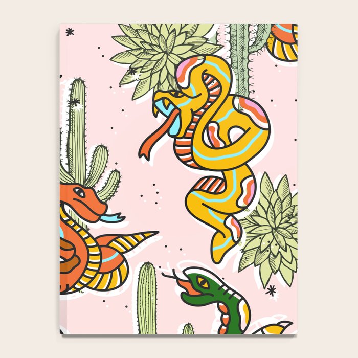 Join Or Die #illustration #wildlife #pattern Notebook Gallery Image 4