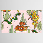 Join Or Die #illustration #wildlife #pattern Tablecloth Gallery Image 2