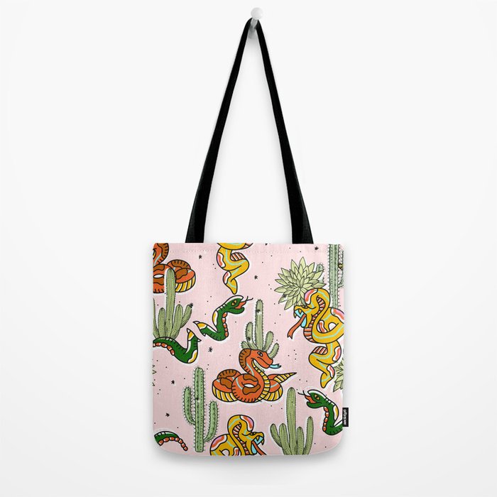 Join Or Die #illustration #wildlife #pattern Tote Bag Gallery Image 2