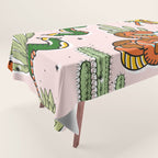 Join Or Die #illustration #wildlife #pattern Tablecloth Gallery Image 1