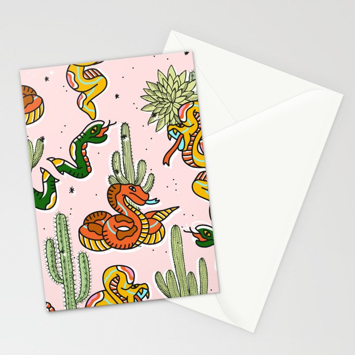 Join Or Die #illustration #wildlife #pattern Stationery Card Gallery Image 2