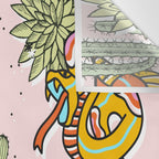 Join Or Die #illustration #wildlife #pattern Wall Tapestry Gallery Image 3