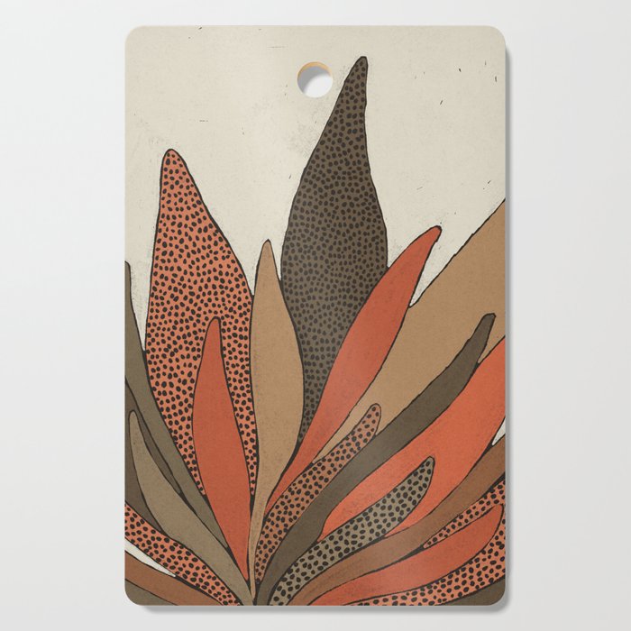Patterned Plant Cutting Board Gallery Image 1