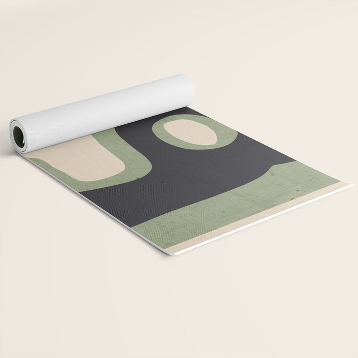 Modern Abstract Minimal Shapes 19 Yoga Mat Gallery Image 2