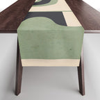 Modern Abstract Minimal Shapes 19 Table Runner Gallery Image 1