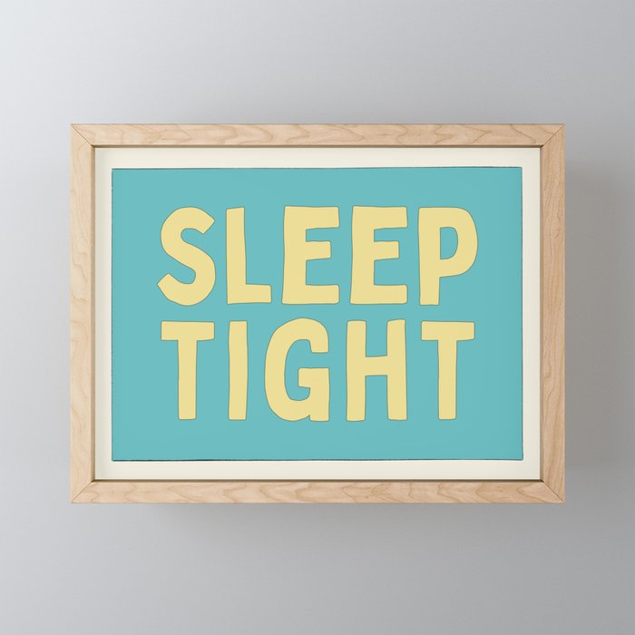 Sleep Tight Mini Art Print Gallery Image 1