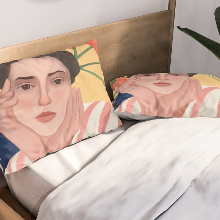 She is the Spring Pillow Sham Gallery Image 2