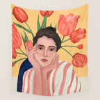 She is the Spring Wall Tapestry Gallery Image 4