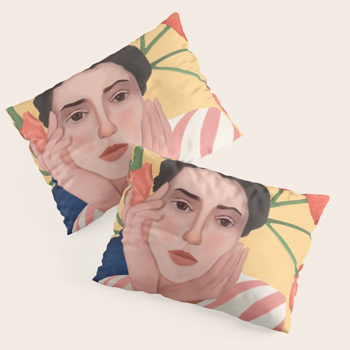 She is the Spring Pillow Sham Gallery Image 1