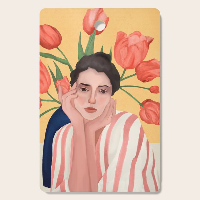 She is the Spring Cutting Board Gallery Image 1