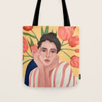 She is the Spring Tote Bag Gallery Image 1