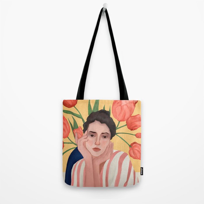 She is the Spring Tote Bag Gallery Image 2