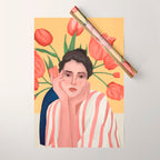 She is the Spring Wrapping Paper Gallery Image 1