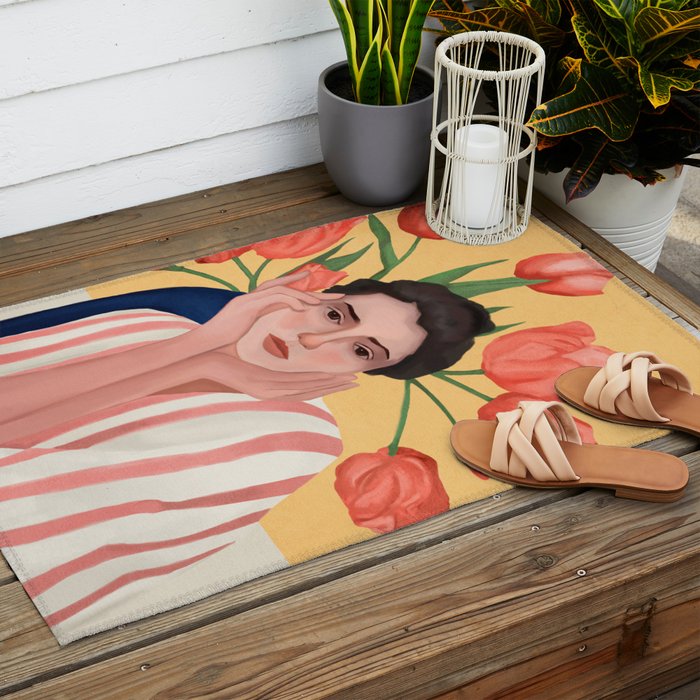 She is the Spring Outdoor Rug Gallery Image 2