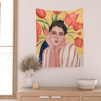 She is the Spring Wall Tapestry Gallery Image 2