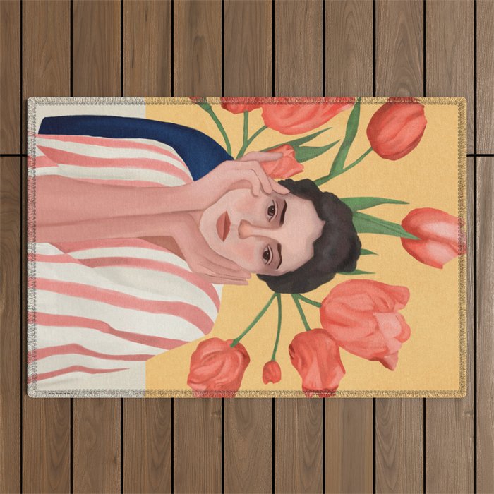 She is the Spring Outdoor Rug Gallery Image 1