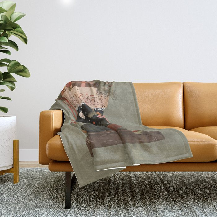 Joyful Stockings II Throw Blanket Gallery Image 1