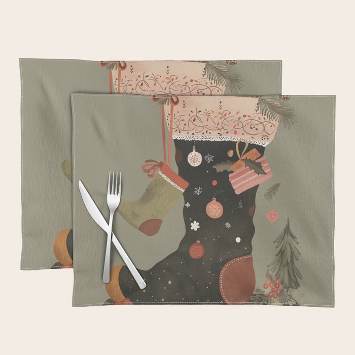 Joyful Stockings II Placemat Gallery Image 1