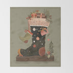 Joyful Stockings II Throw Blanket Gallery Image 2