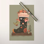 Joyful Stockings II Wrapping Paper Gallery Image 1