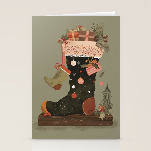 Joyful Stockings II Stationery Card Gallery Image 1