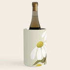 Yellow Wagtail on White Coneflowers  Wine Chiller Gallery Image 2