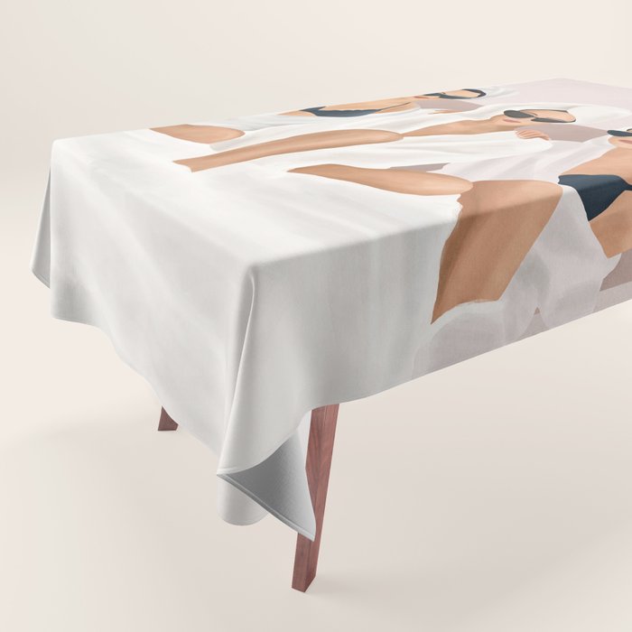 Morning with a friend II Tablecloth Gallery Image 1
